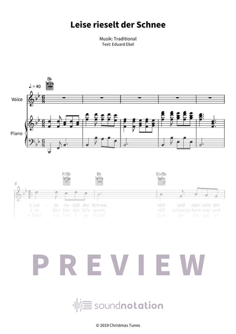 Leise rieselt der Schnee - Preview Page 1