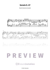 Sonate K. 87 - Preview Page 1