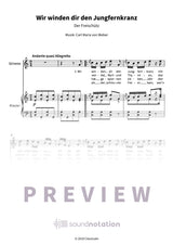 Wir winden dir den Jungfernkranz - Preview Page 1