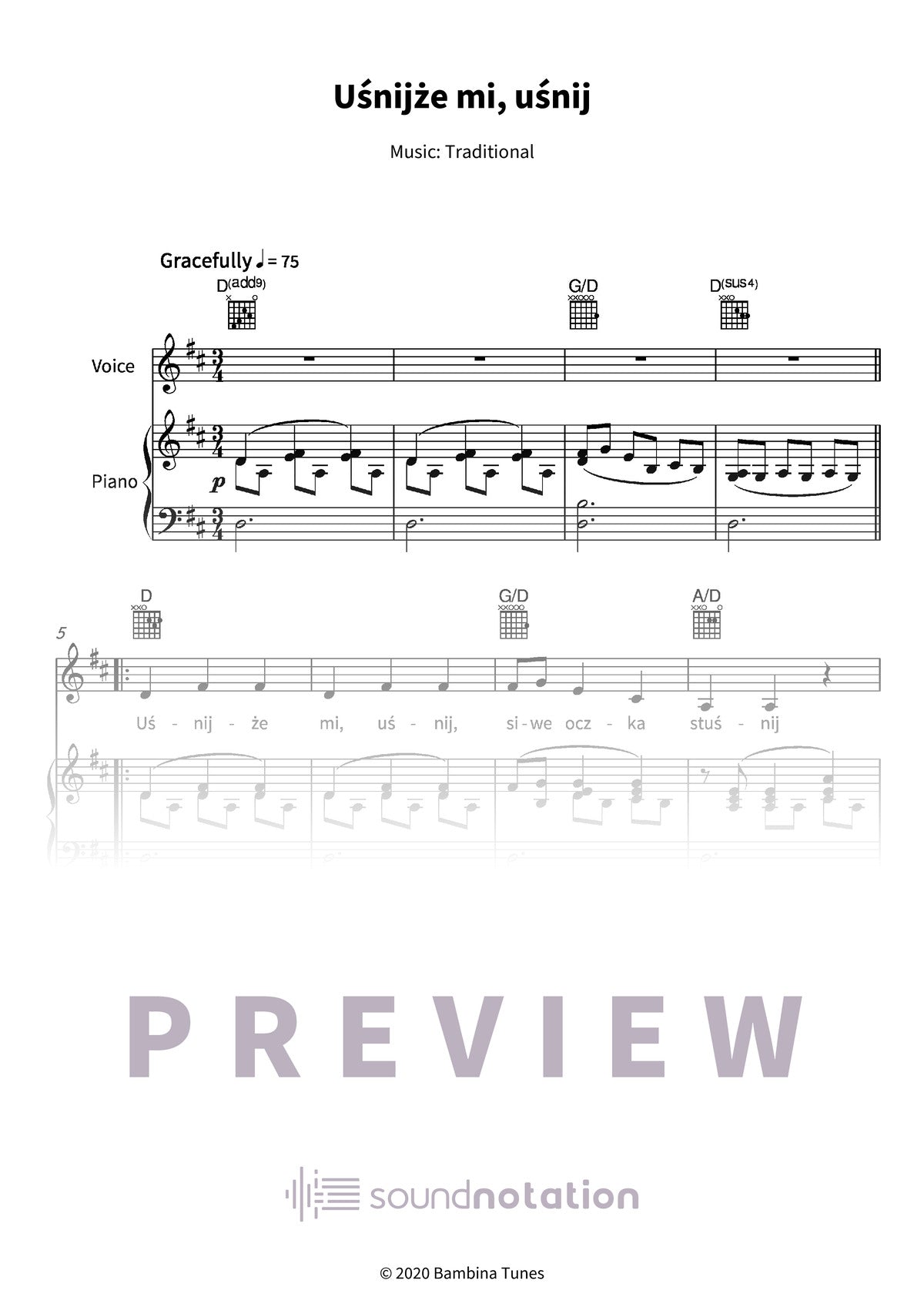 Uśnijże mi, uśnij - Preview Page 1