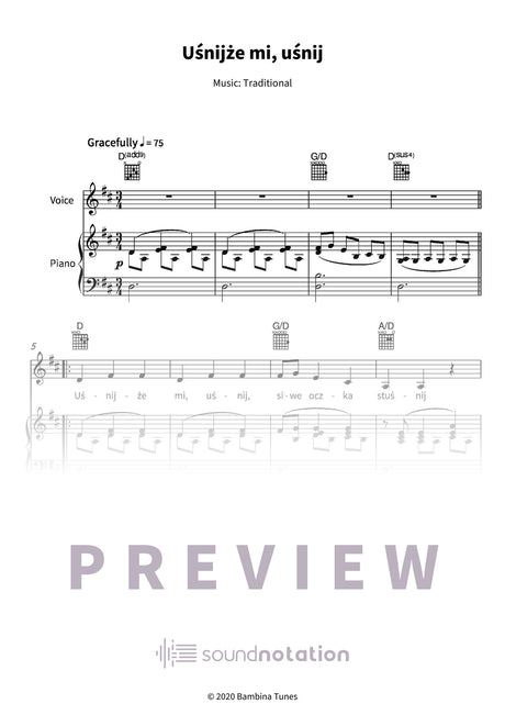 Uśnijże mi, uśnij - Preview Page 1