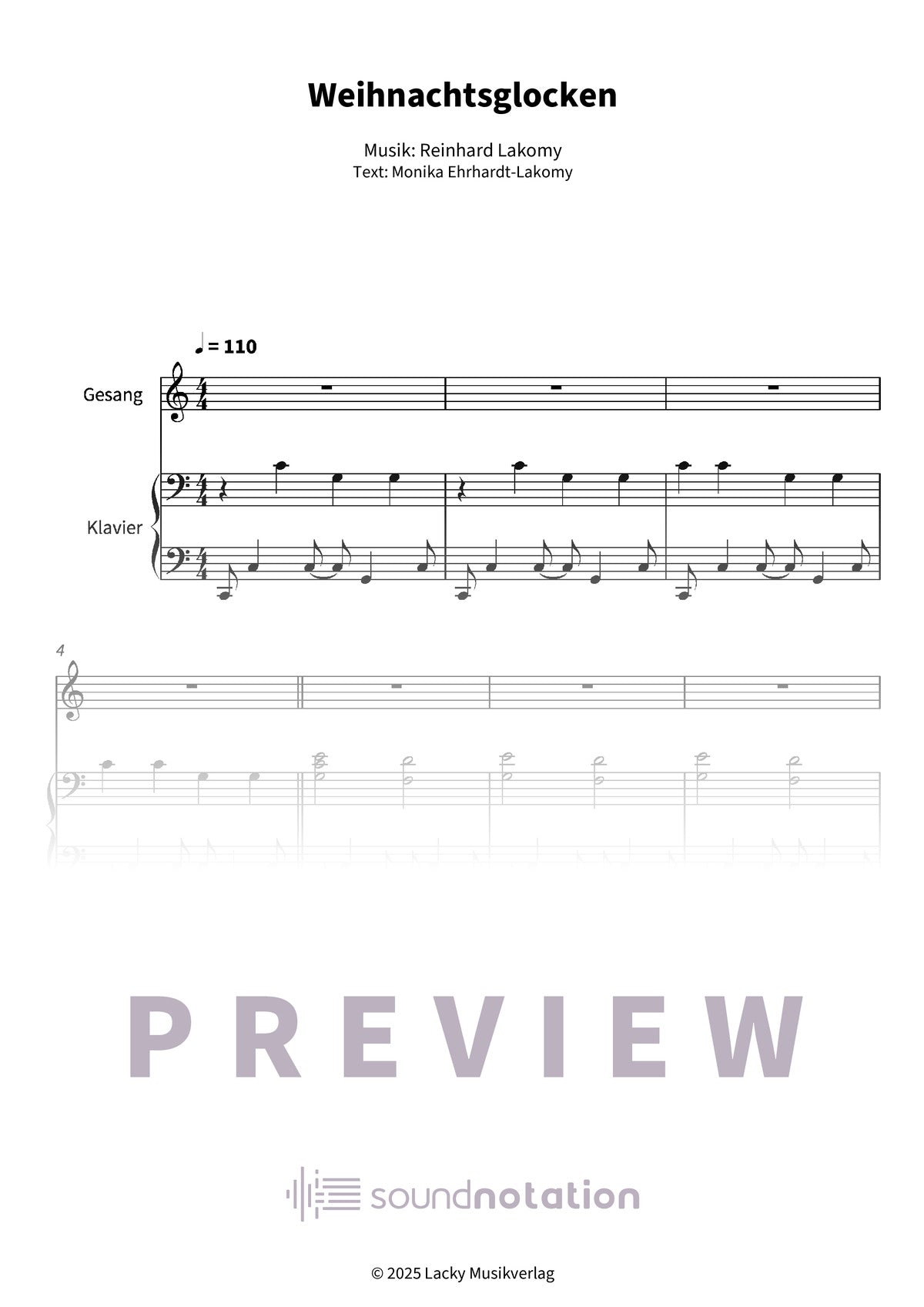 Weihnachtsglocken - Preview Page 1