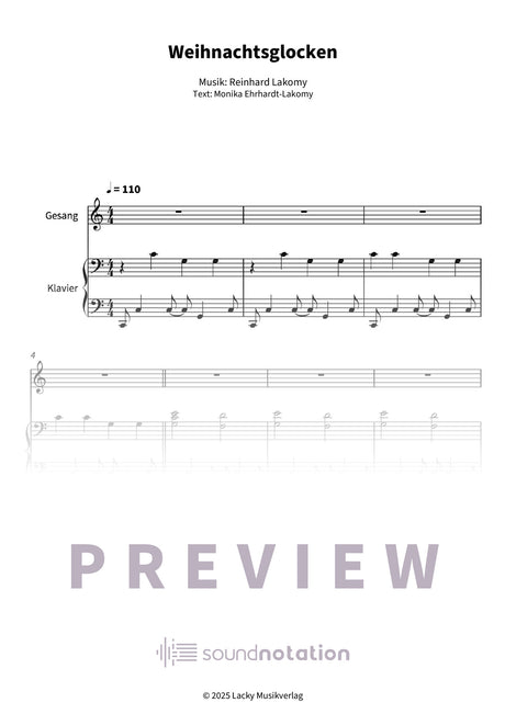 Weihnachtsglocken - Preview Page 1