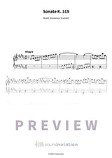 Sonate K. 319 - Preview Page 1