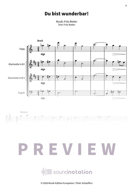 Du bist wunderbar! - Preview Page 1