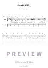 Cossack Lullaby - Preview Page 1