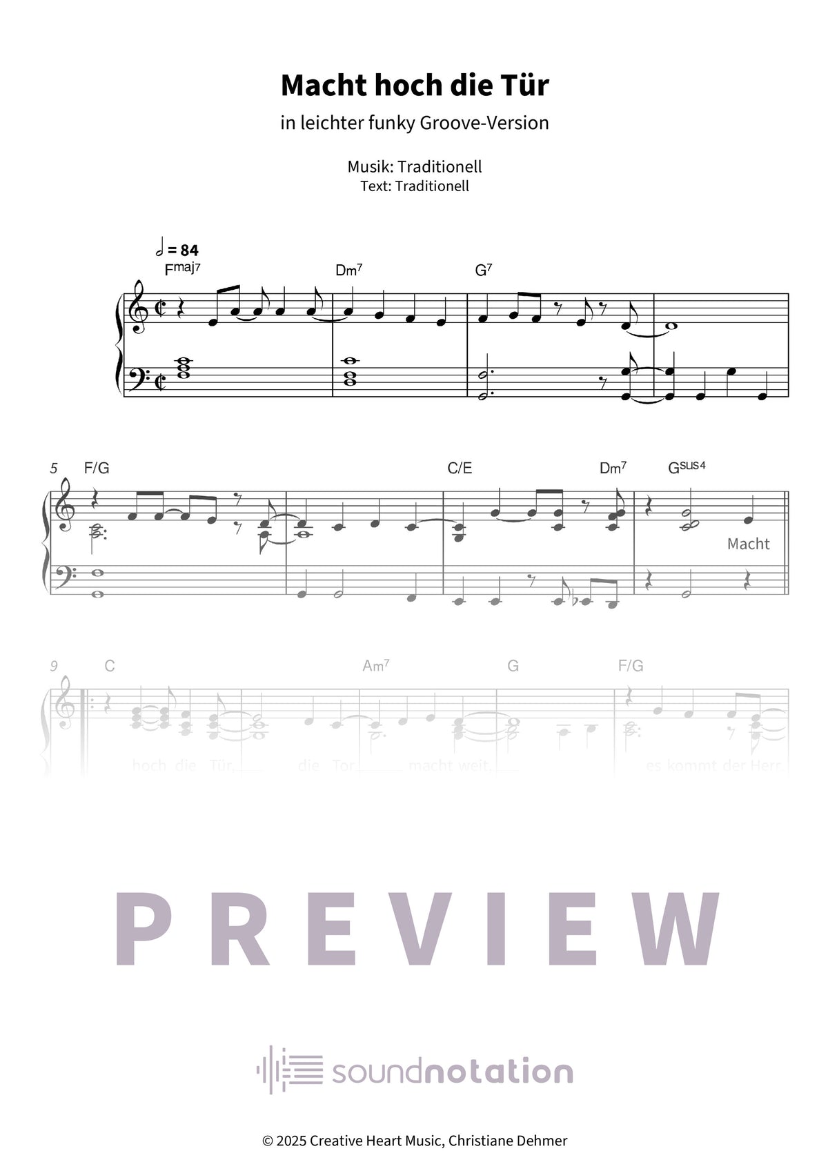 Macht hoch die Tür - Preview Page 1