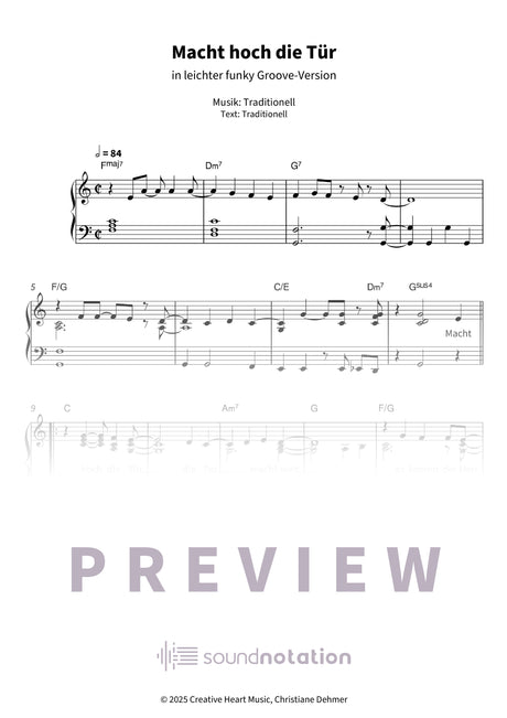 Macht hoch die Tür - Preview Page 1