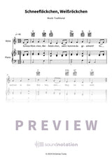 Schneeflöckchen, Weißröckchen - Preview Page 1