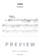 Tauflied - Preview Page 1