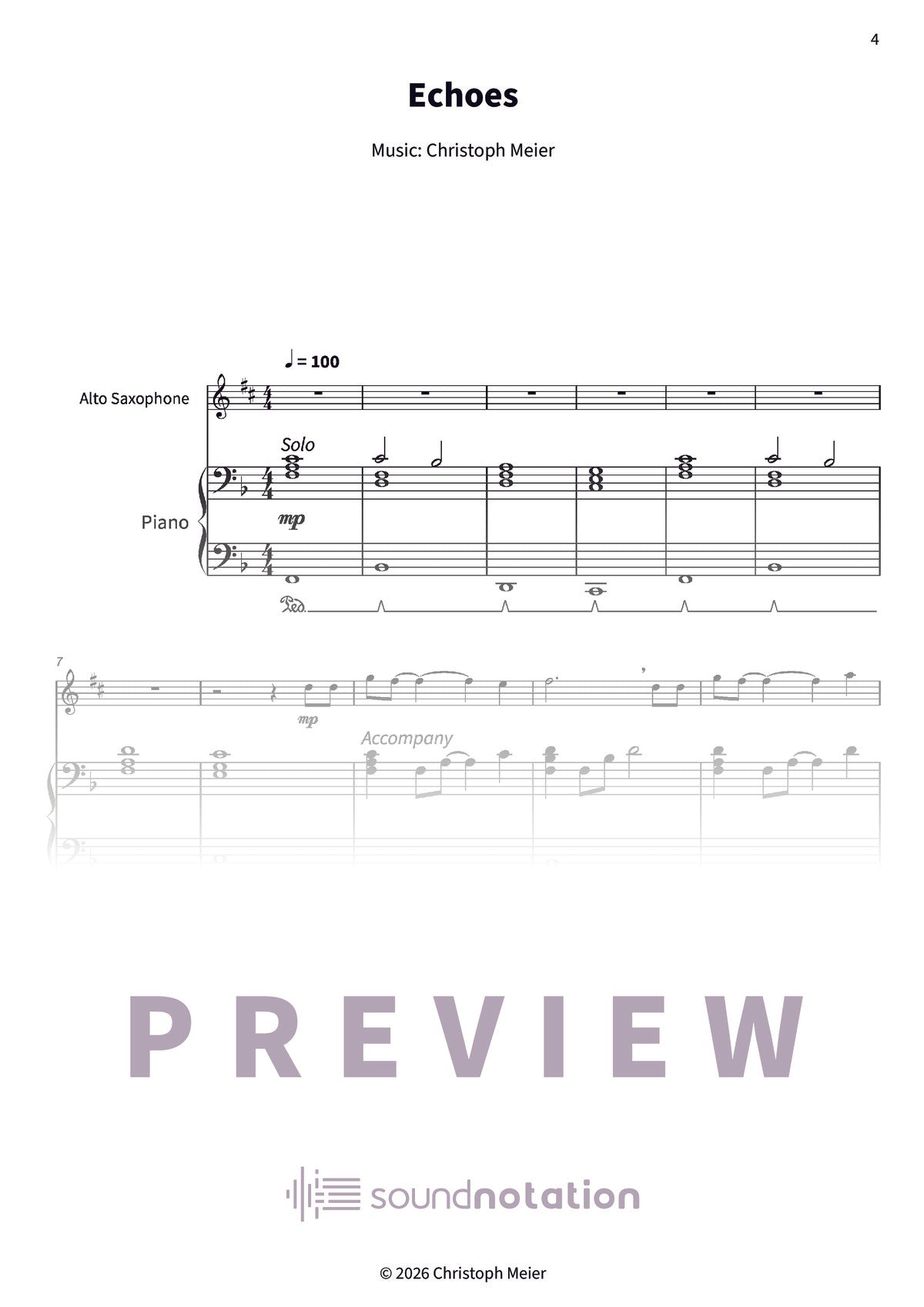 Echoes - Preview Page 1