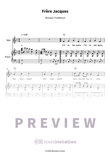 Frère Jacques - Preview Page 1