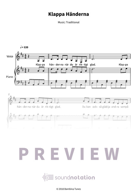 Klappa Händerna - Preview Page 1