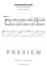 Gedankenstück g-Moll - Preview Page 1
