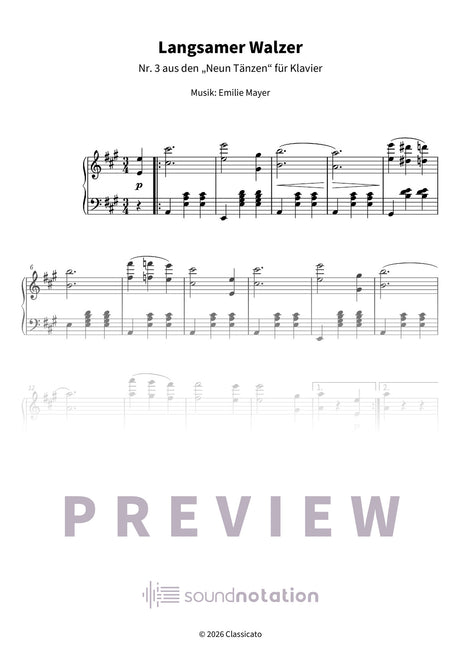 Langsamer Walzer - Preview Page 1