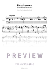 Hochzeitsmarsch - Preview Page 1