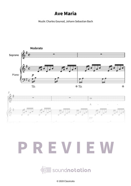 Ave Maria - Preview Page 1