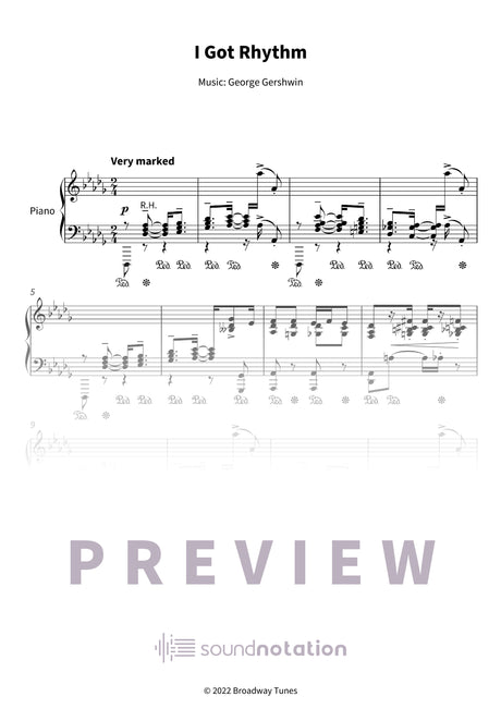 I Got Rhythm - Preview Page 1