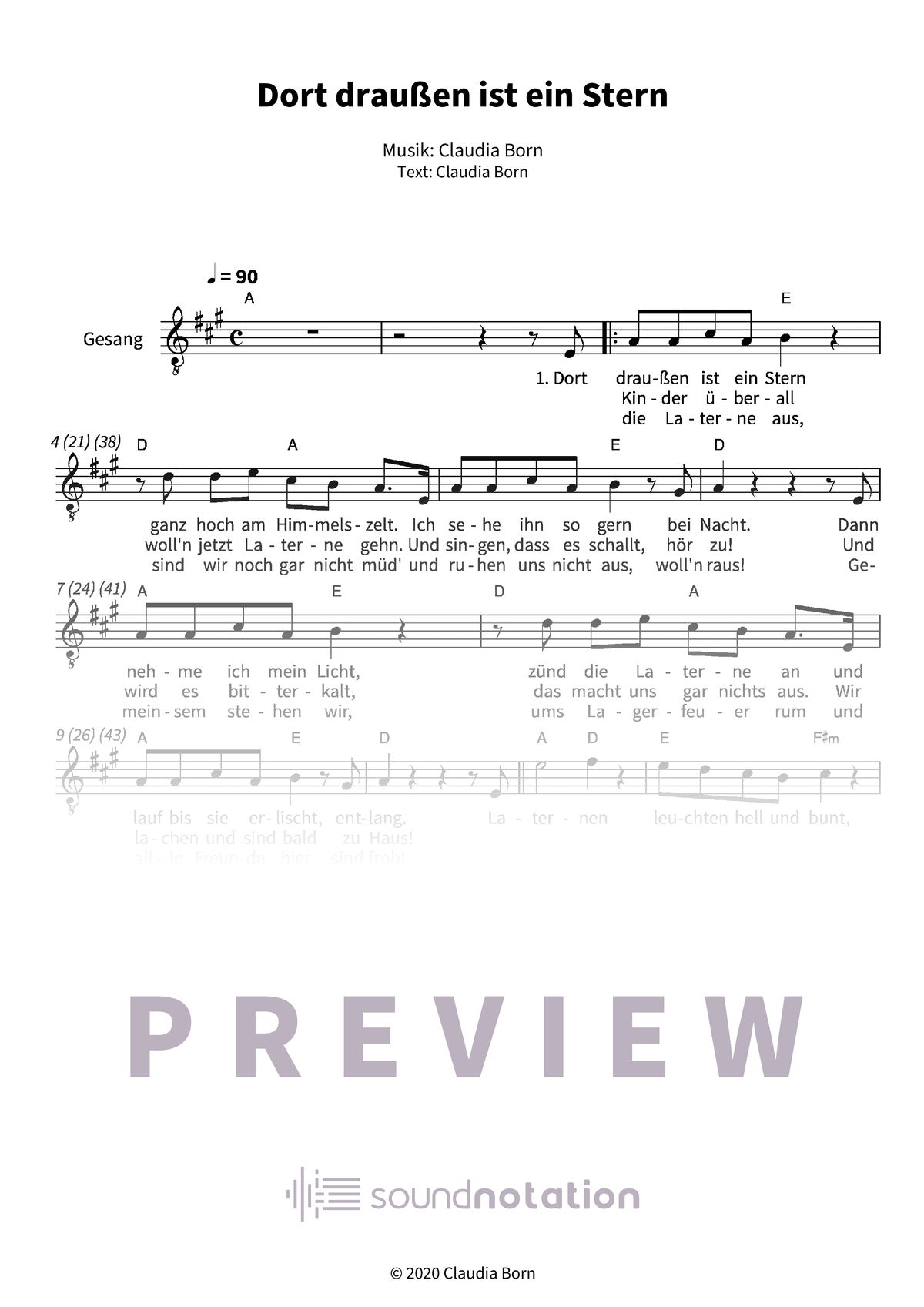 Dort draußen ist ein Stern - Preview Page 1