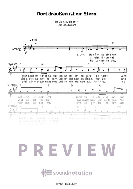 Dort draußen ist ein Stern - Preview Page 1
