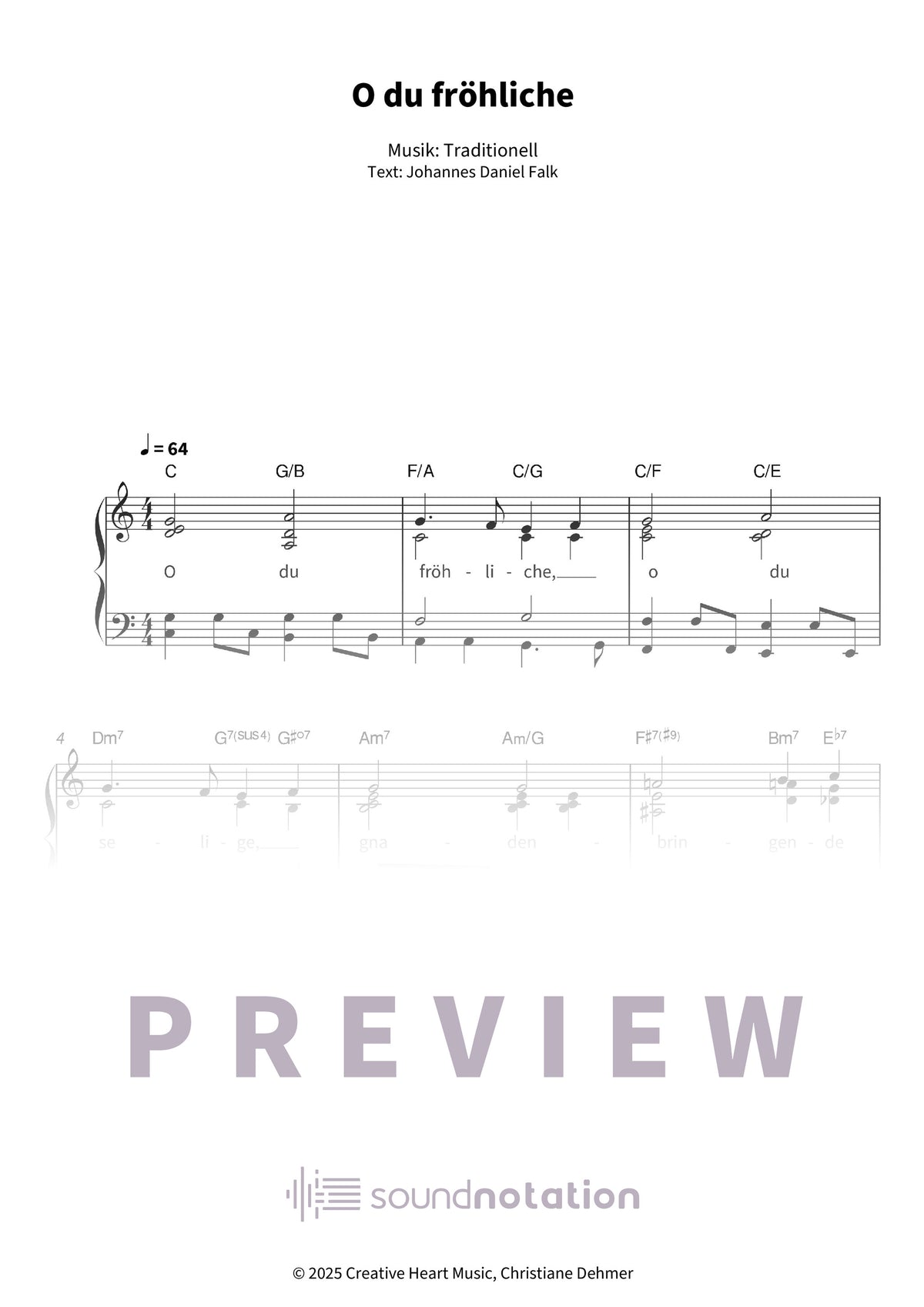 O du fröhliche - Preview Page 1
