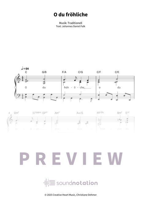 O du fröhliche - Preview Page 1