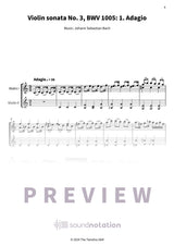 Violin sonata No. 3 - Preview Page 1