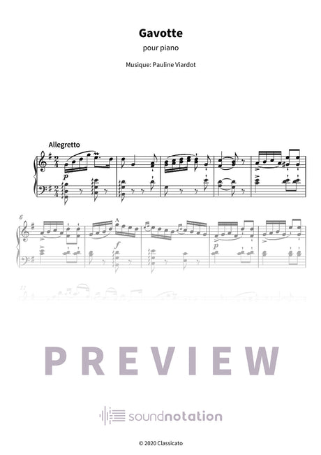 Gavotte - Preview Page 1