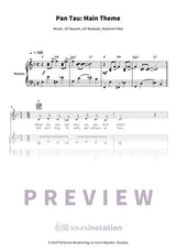 Pan Tau: Main Theme - Preview Page 1