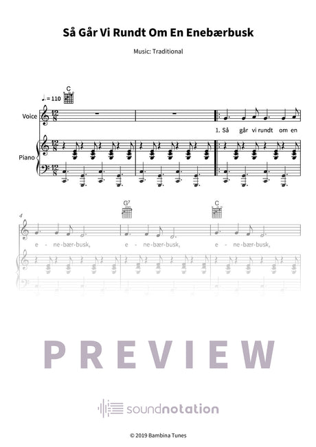 Så Går Vi Rundt Om En Enebærbusk - Preview Page 1