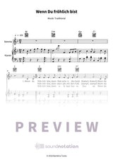 Wenn Du fröhlich bist - Preview Page 1
