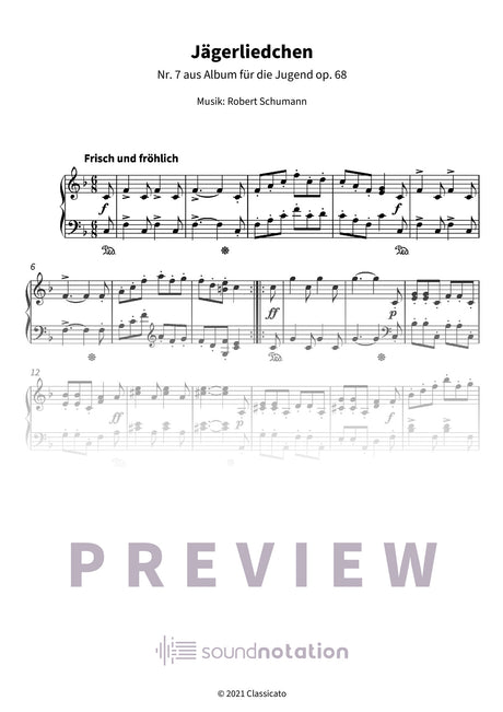 Jägerliedchen - Preview Page 1