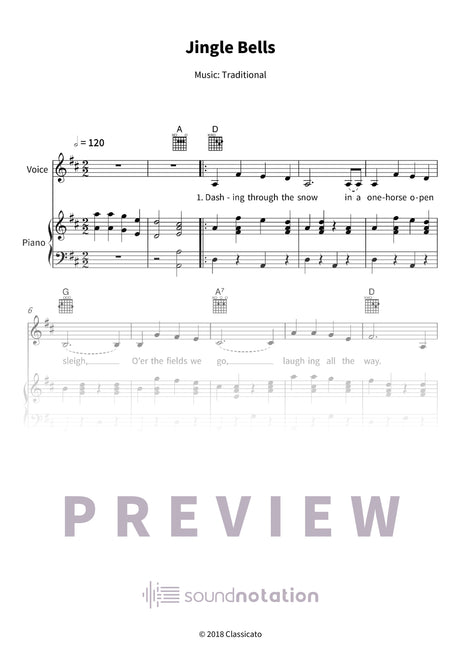 Jingle Bells - Preview Page 1