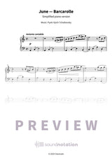June — Barcarolle - Preview Page 1