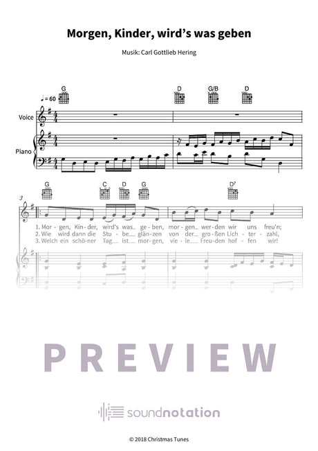 Morgen, Kinder, wird’s was geben - Preview Page 1