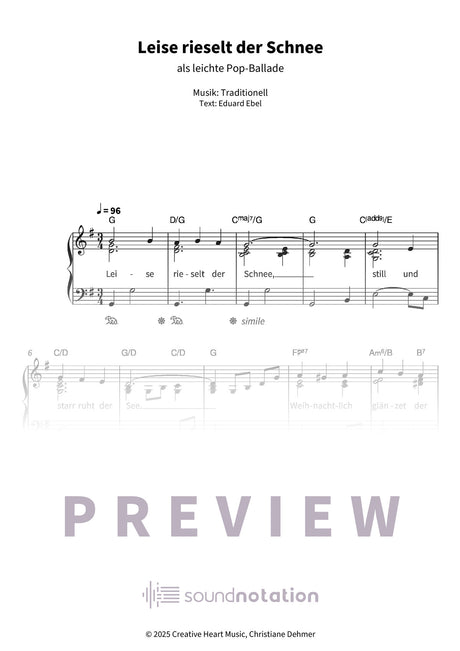 Leise rieselt der Schnee - Preview Page 1