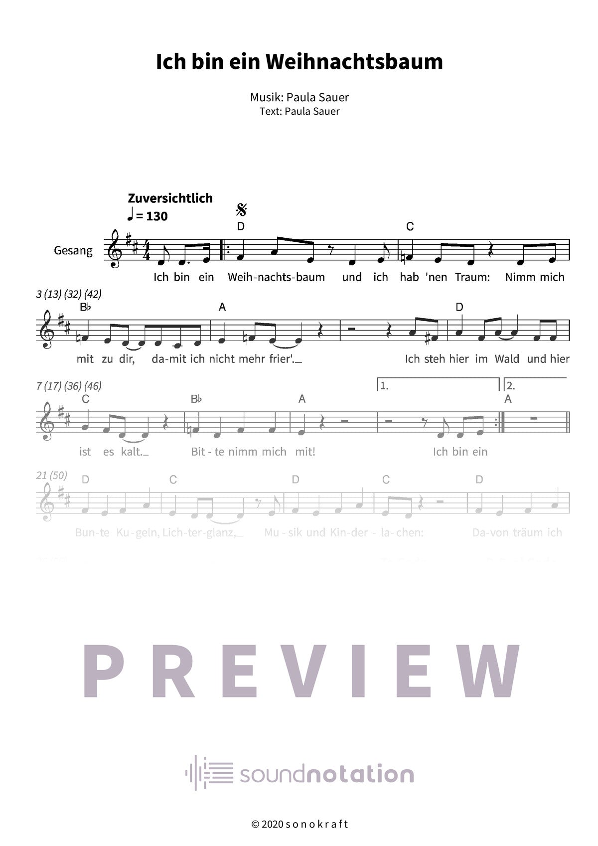 Ich bin ein Weihnachtsbaum - Preview Page 1