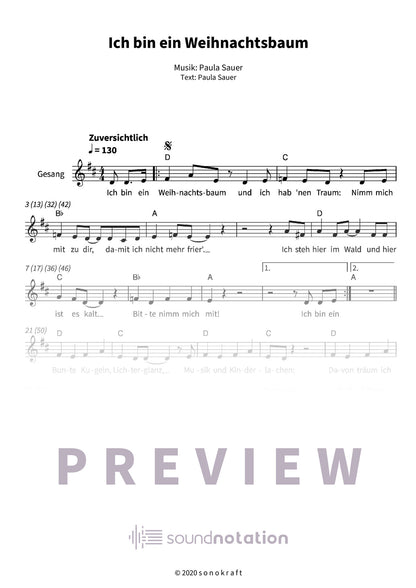 Ich bin ein Weihnachtsbaum - Preview Page 1