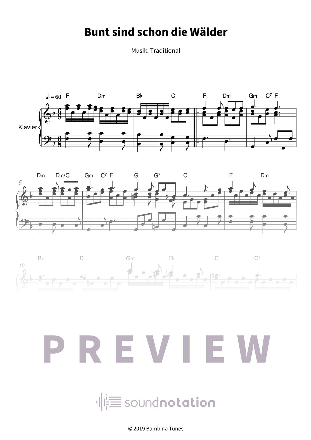Bunt sind schon die Wälder - Preview Page 1