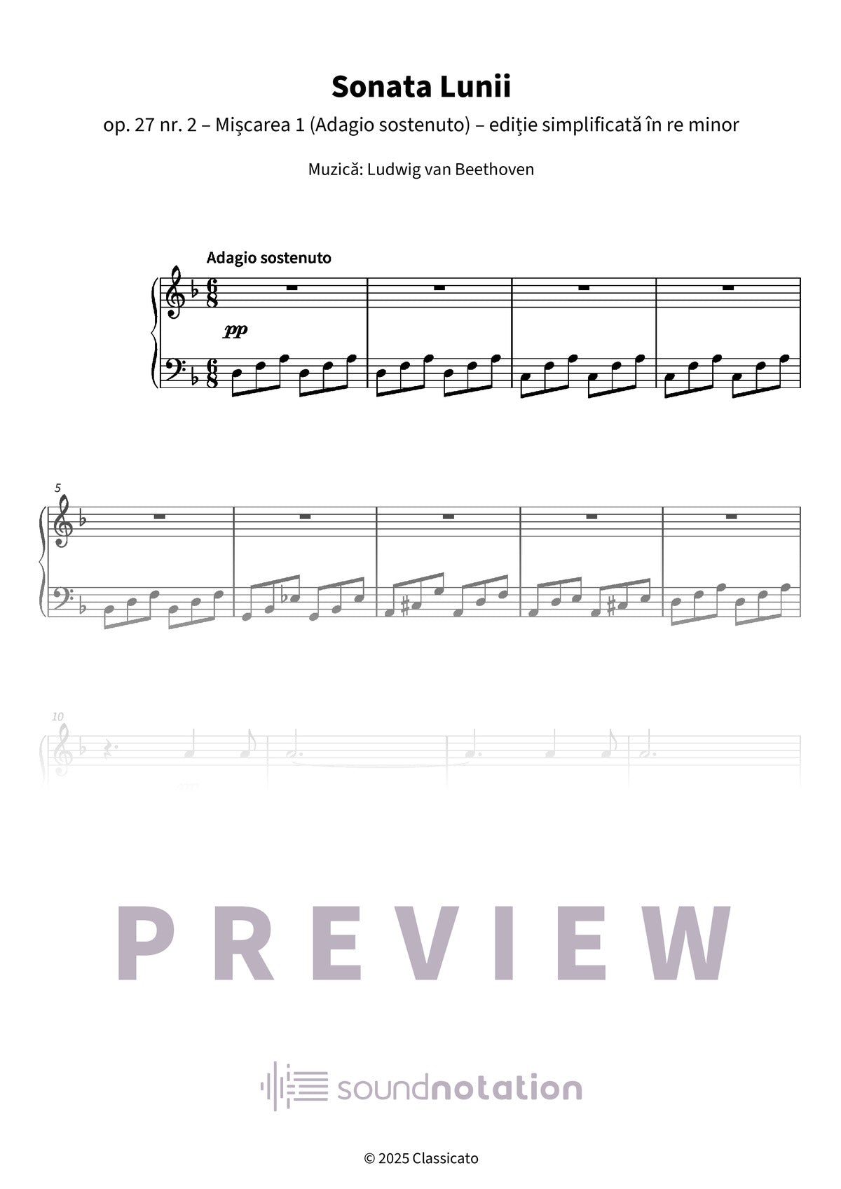 Sonata Lunii - Preview Page 1