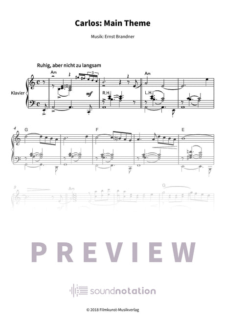 Carlos: Main Theme - Preview Page 1