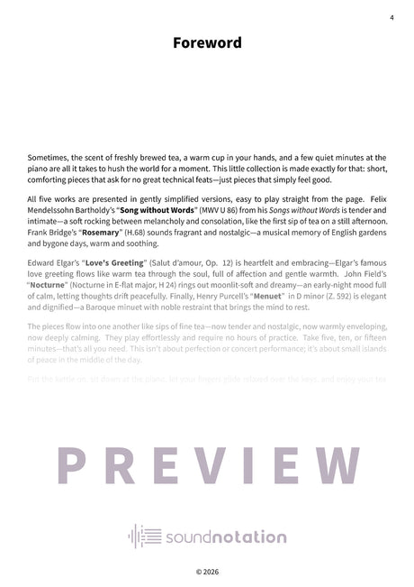 Piano Tea Break - Preview Page 1