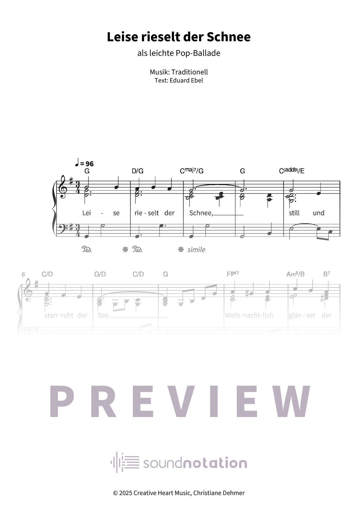 Leise rieselt der Schnee - Preview Page 1