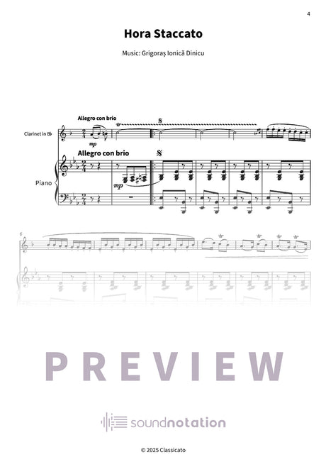 Hora Staccato - Preview Page 1