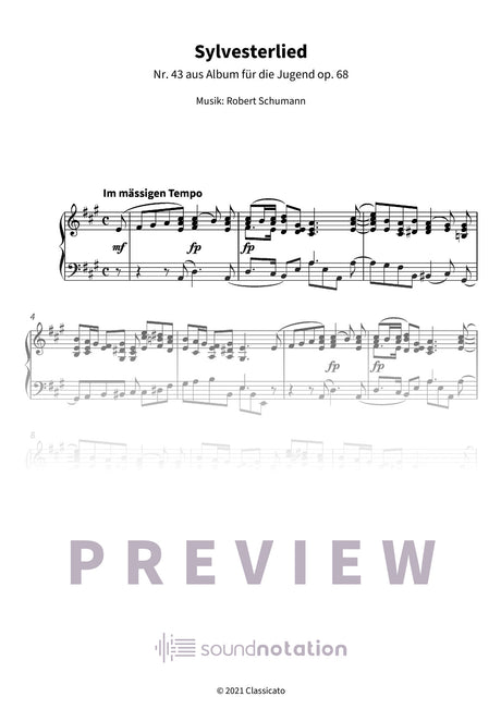 Sylvesterlied - Preview Page 1