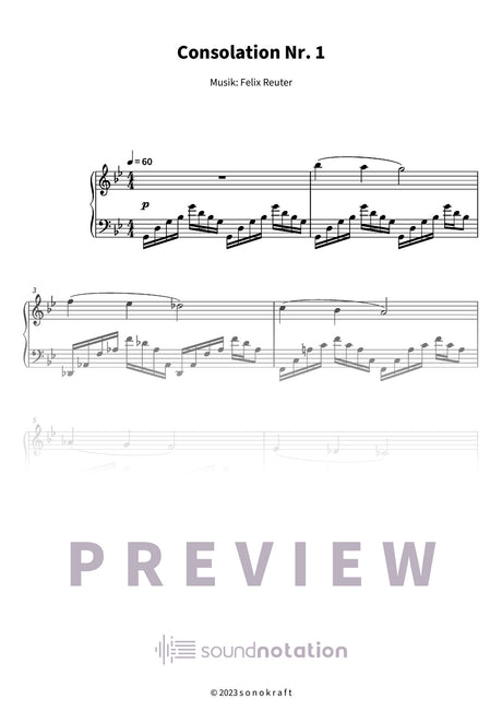 Consolation Nr. 1 - Preview Page 1