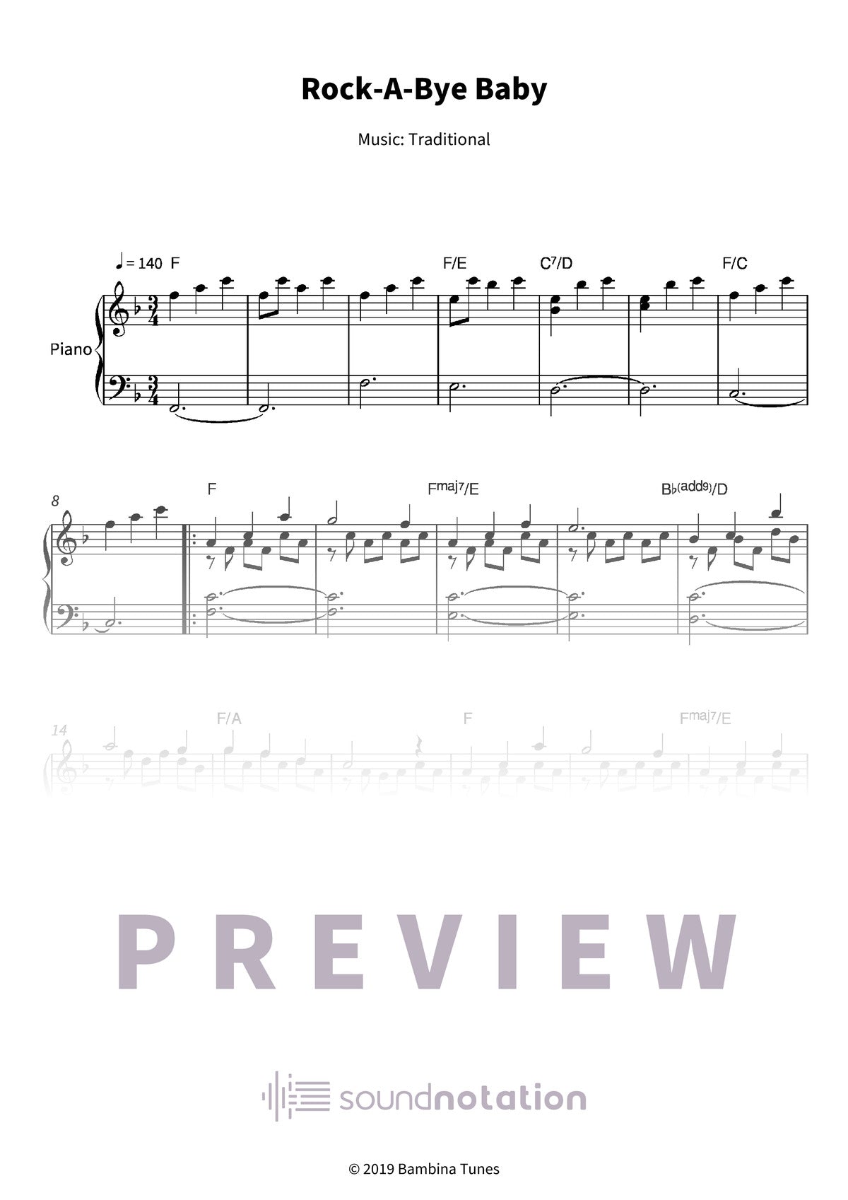 Rock-A-Bye Baby - Preview Page 1