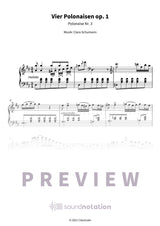 Vier Polonaisen op. 1 - Preview Page 1