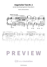 Ungarischer Tanz Nr. 2 - Preview Page 1