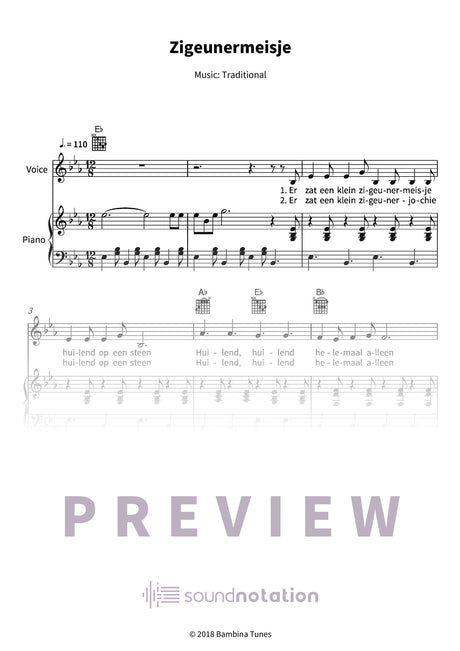 Zigeunermeisje - Preview Page 1